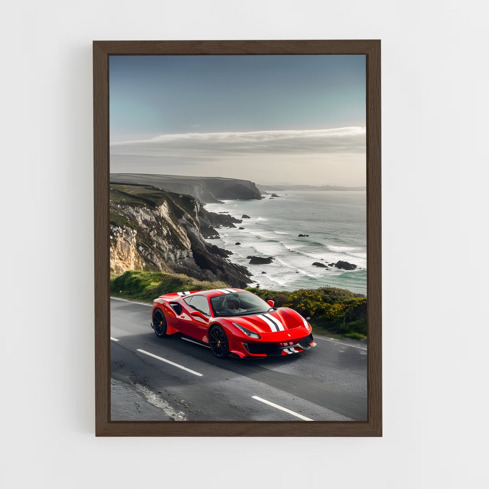 Poster Pista Route – affiche Ferrari (vue 5)
